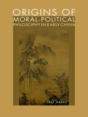 cover image of Origins of Moral-Political Philosophy in Early China
